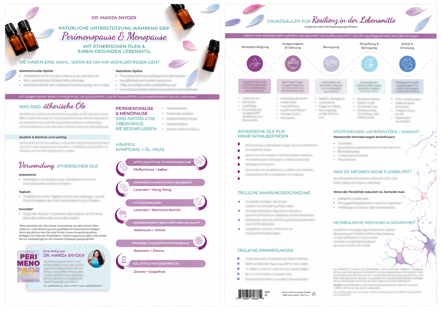 Support Your Body Through Perimenopause & Menopause Tearpad (25 sheets ENGLISH)