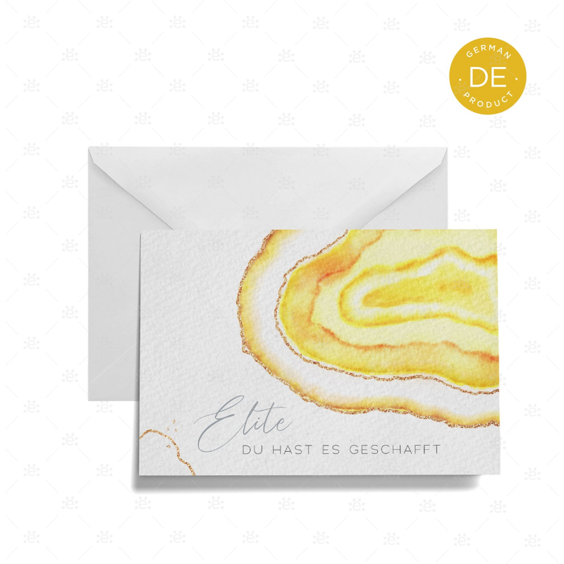 Gemstone Rank Recognition Card - Elite German Gift Cards