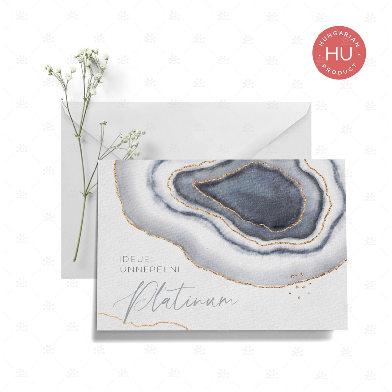 Gemstone Rank Recognition Card - Platinum Hungarian Gift Cards