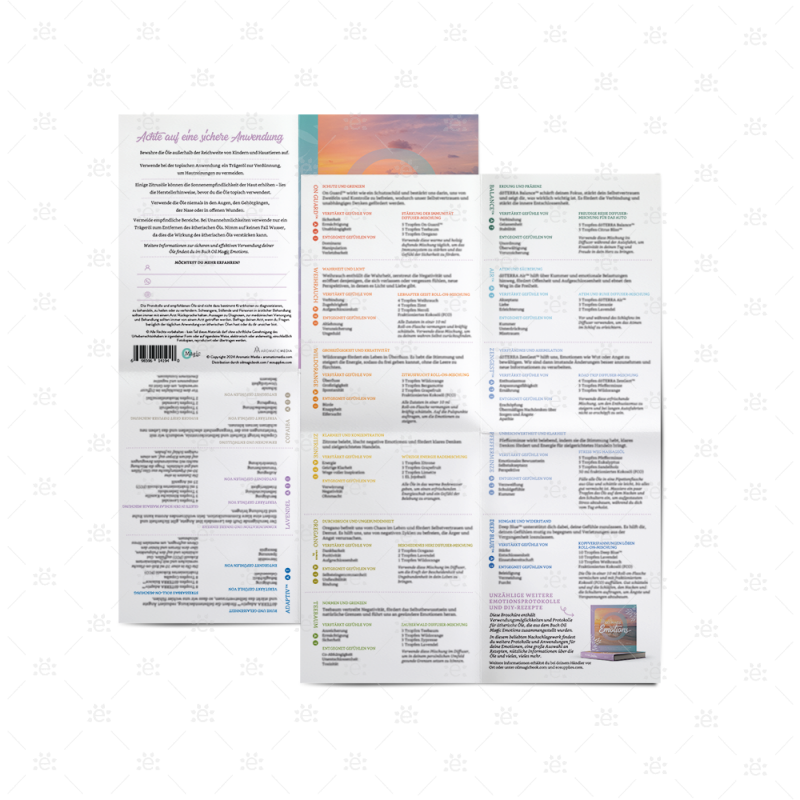 Oil Magic Emotions: How To Use The Top Essential Oils (Single) German Rack Cards