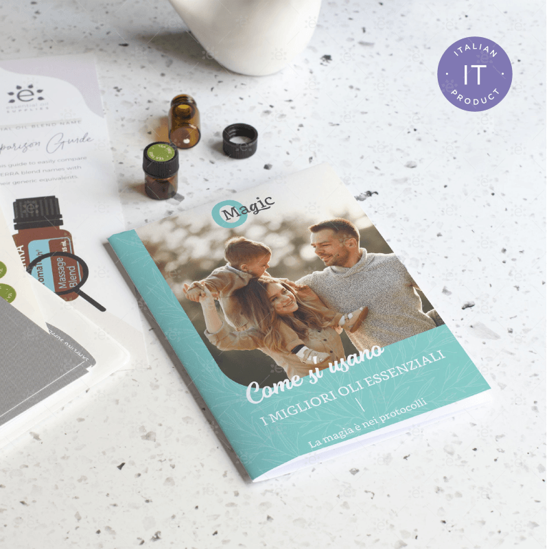 Oil Magic:  How To Use The Top Essential Oils (Single) - Italian Rack Cards