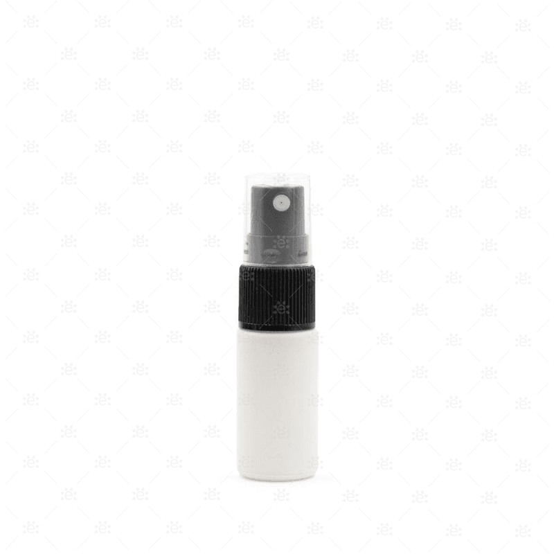 5Ml White Matte Deluxe Glass Spray Bottle (5 Pack)