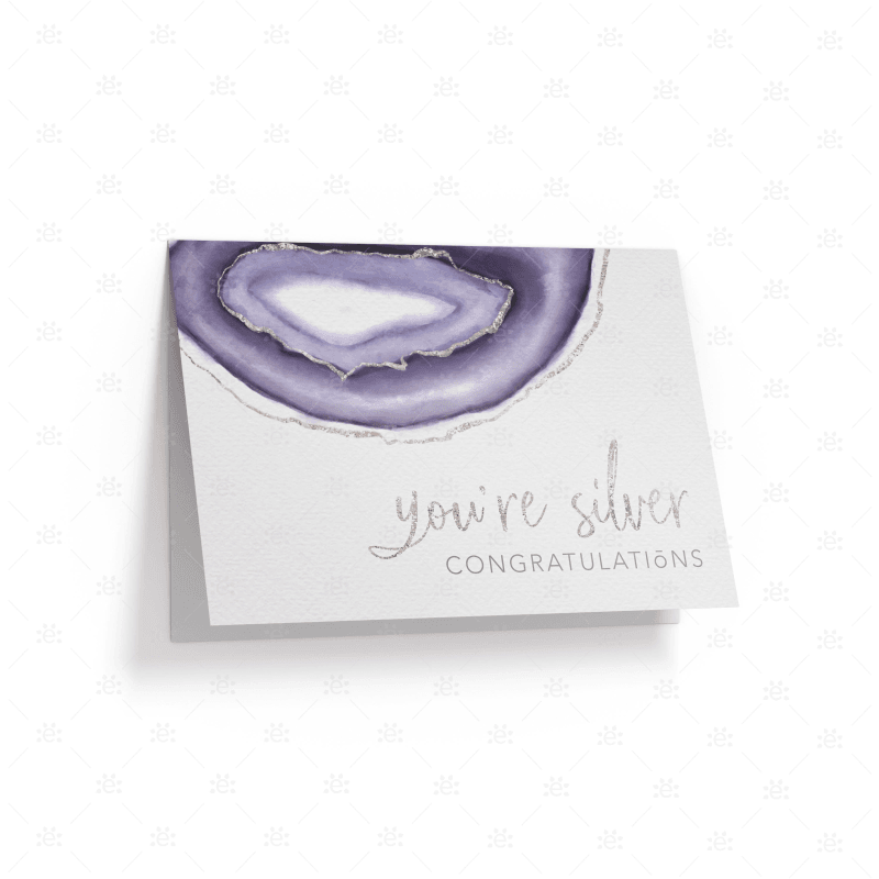 Gemstone Recognition Card - Silver