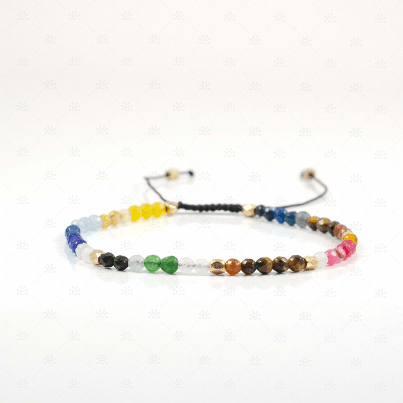 Ginna : Constellation/Chakra Gemstone Bracelet