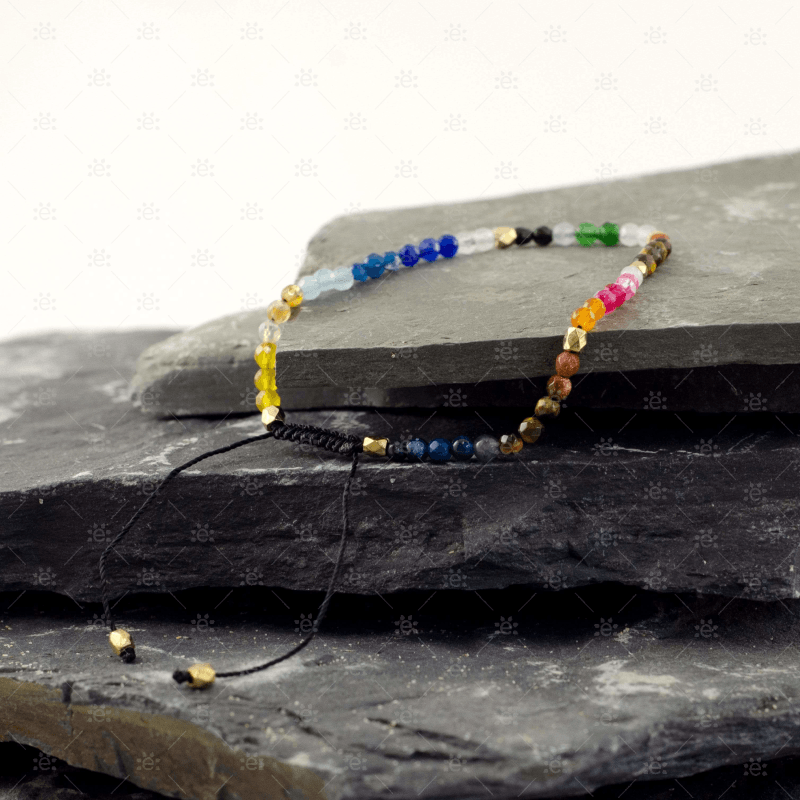 Ginna : Constellation/Chakra Gemstone Bracelet