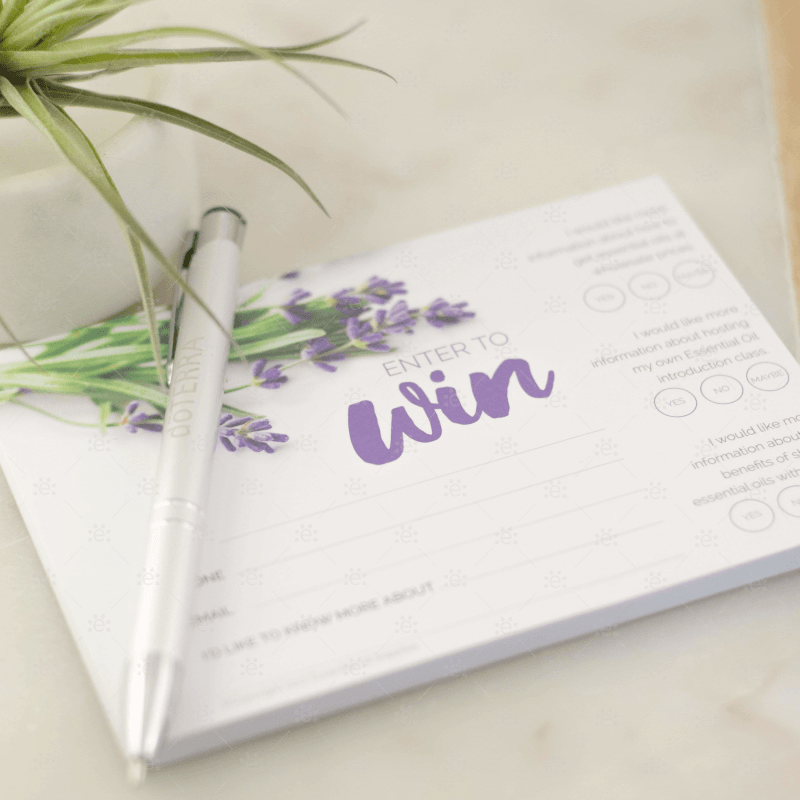Lavender - Enter To Win Tear Pad (40 Sheets)