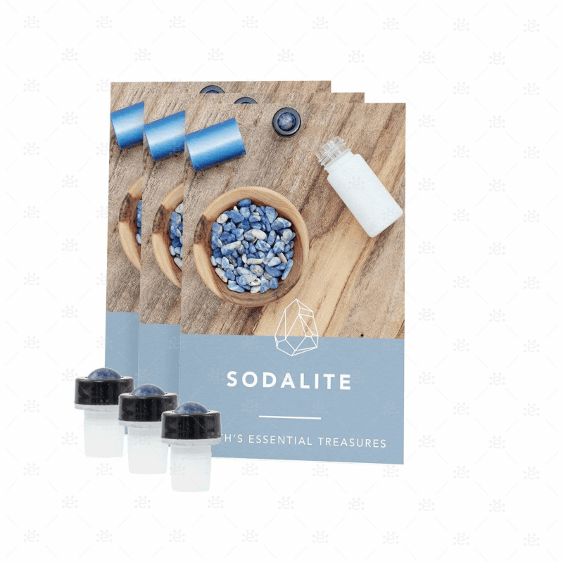 Sodalite Luxury Gemstone Roller (3 Pack) Accessories & Caps