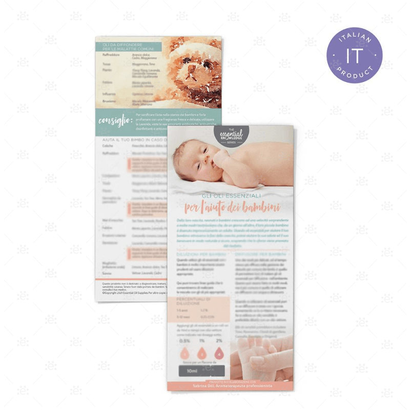 Supporting Babies Rack Card (Single) - Italian Cards